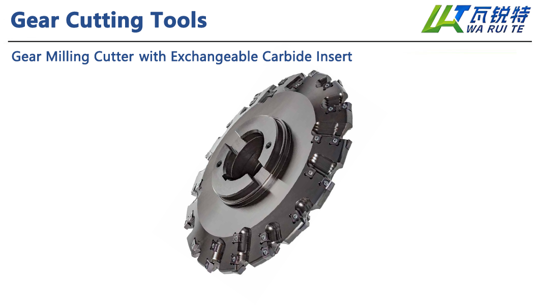 Gear Milling Cutter with Exchangeable Carbide Insert